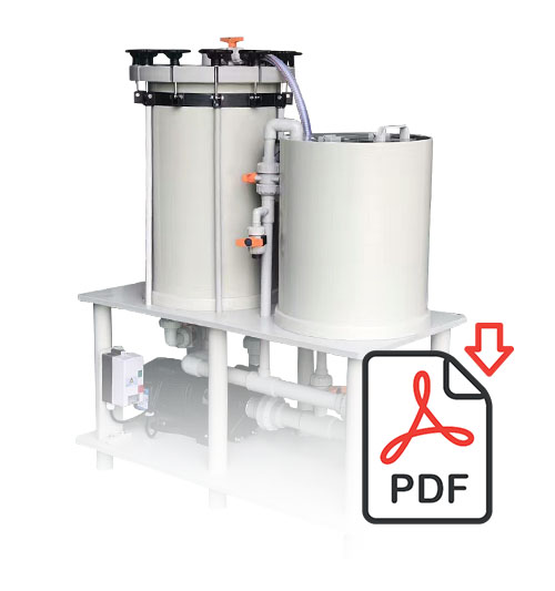 new type electroplating chemical filter of SPF series